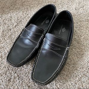 Joseph Abboud Black Leather Loafers